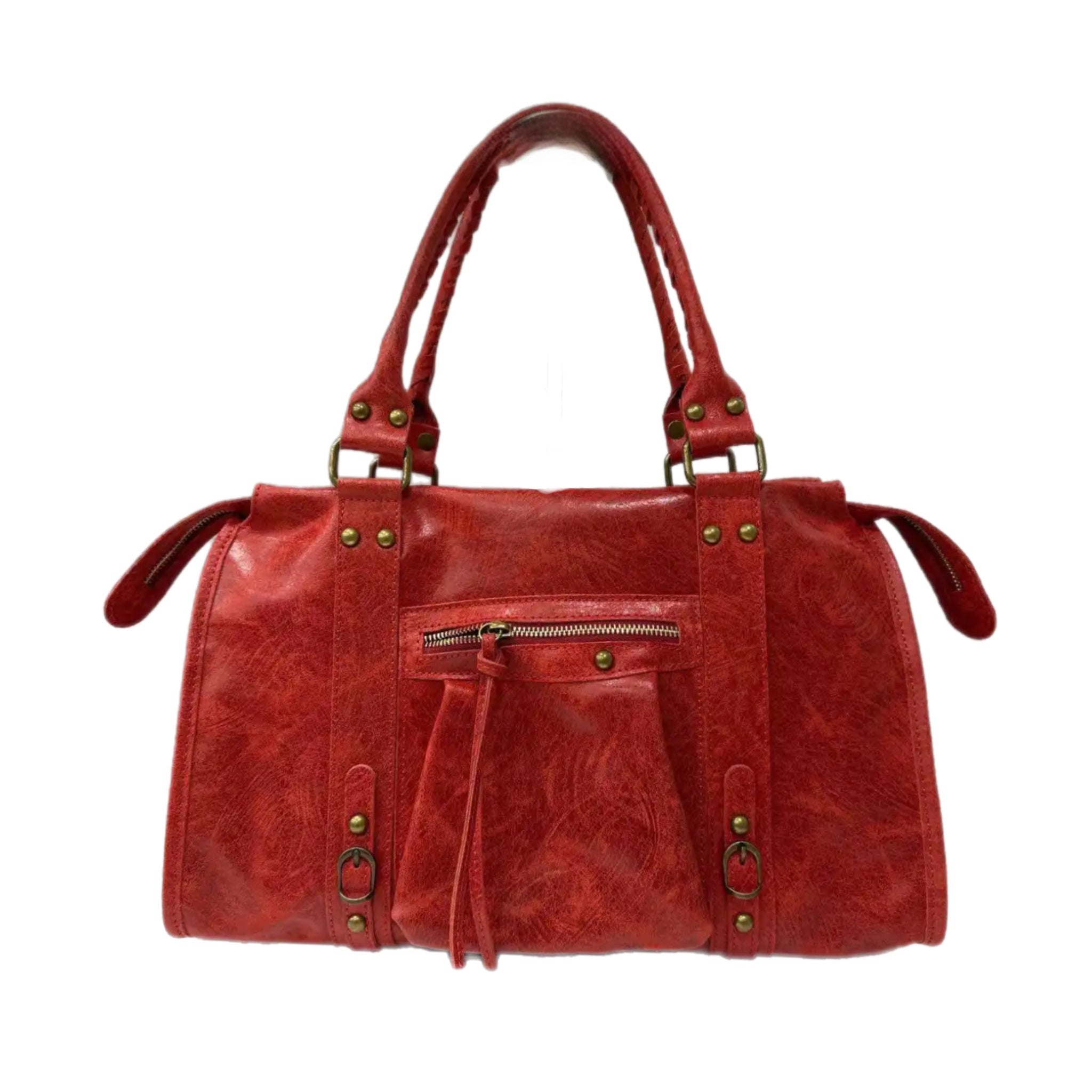 CITY bag big cherry red